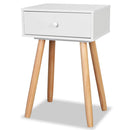 Bedside Tables 2 pcs Solid Pinewood 40x30x61 cm White