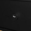 Bedside Tables 2 pcs Solid Pinewood 40x30x61 cm Black