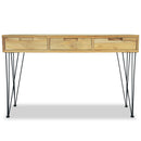 Console Table 120x35x76 cm Solid Teak