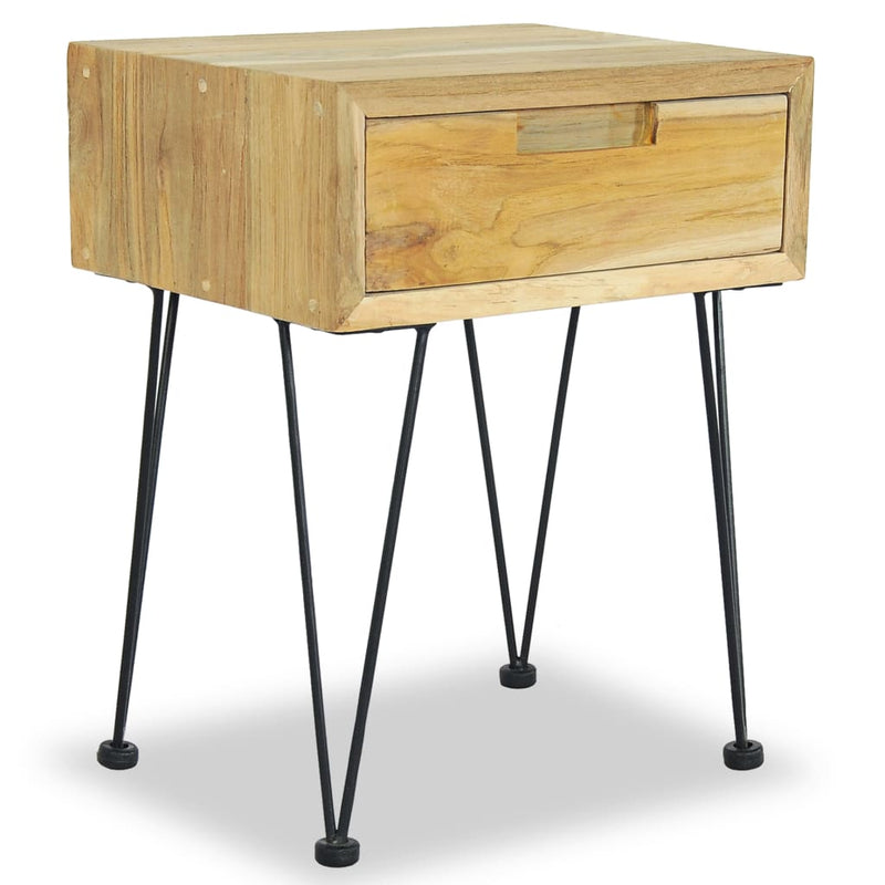 Bedside Cabinet 40x30x50 cm Solid Teak