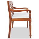 Batavia Bench with Cushions 120 cm Teak