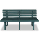 Garden Bench 145,5 cm Plastic Green