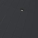 Garden Table Anthracite 126x76x72 cm Plastic