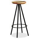 Bar Stools 4 pcs Solid Reclaimed Wood