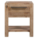Nightstand with Drawer 40x30x48 cm Solid Acacia Wood