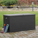 Garden Storage Box Anthracite 120x56x63 cm
