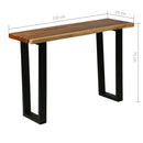 Console Table Solid Suar Wood 110x35x75 cm