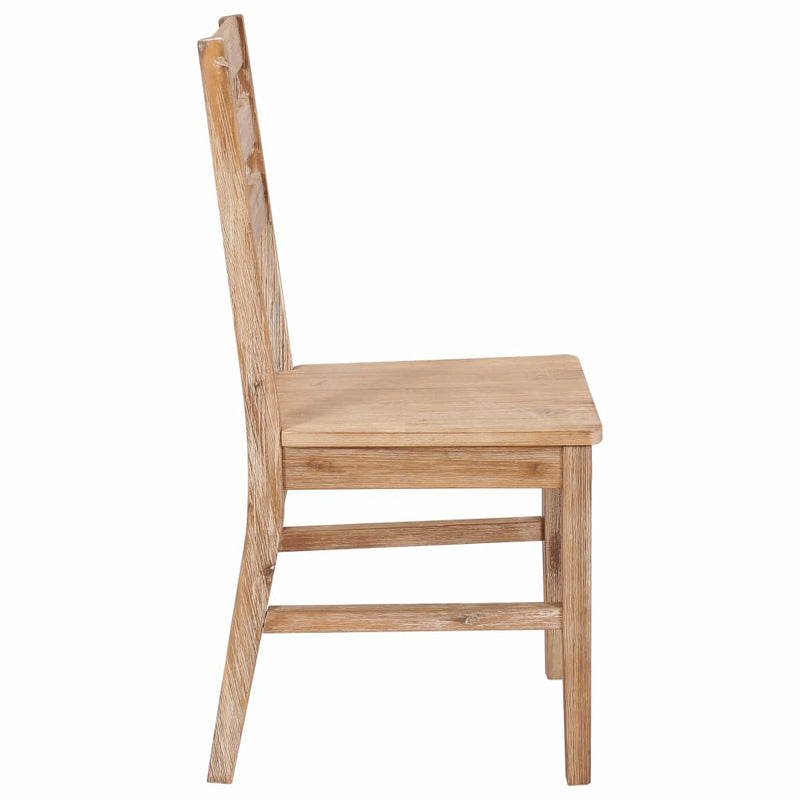 Dining Chairs 2 pcs Solid Acacia Wood