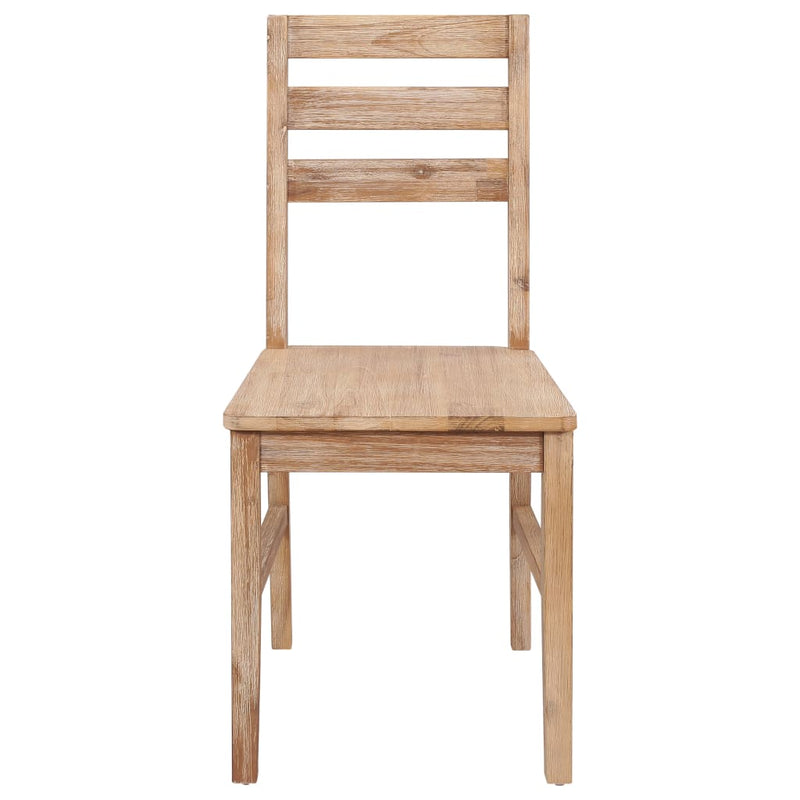 Dining Chairs 4 pcs Solid Acacia Wood