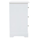 Bedside Cabinet MDF and Pinewood 35x32x59 cm