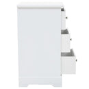 Bedside Cabinet MDF and Pinewood 35x32x59 cm