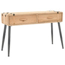 Console Table Solid Fir Wood 115x40.5x76 cm