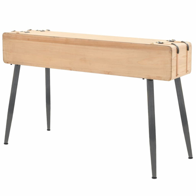 Console Table Solid Fir Wood 115x40.5x76 cm