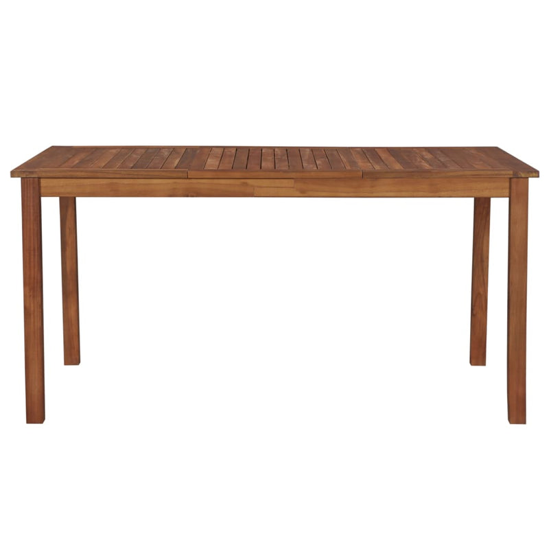 Garden Table 150x90x74 cm Solid Acacia Wood