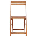 Outdoor Bistro Chairs 2 pcs Solid Acacia Wood