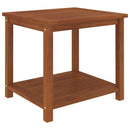 Side Table Solid Acacia Wood 45x45x45 cm