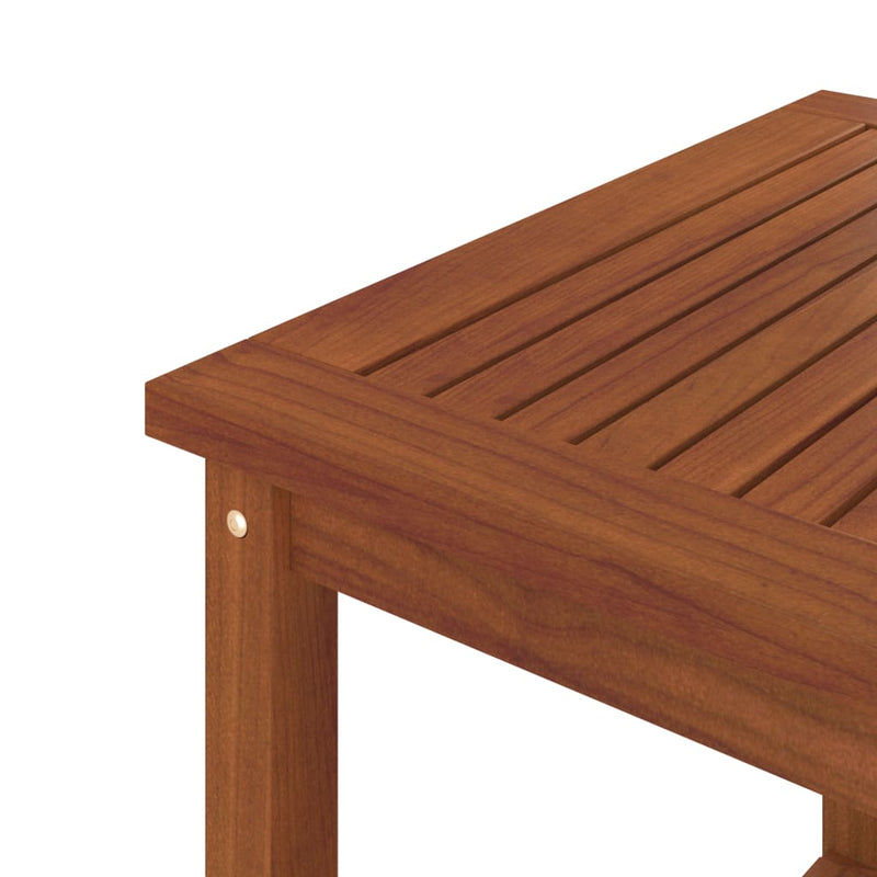 Side Table Solid Acacia Wood 45x45x45 cm