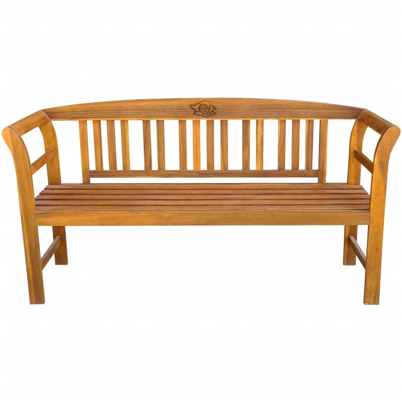 Garden Bench 157 cm Solid Acacia Wood