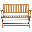 Garden Bench 120 cm Solid Acacia Wood