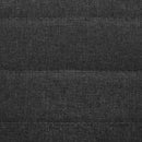 Dining Chairs 4 pcs Dark Grey Fabric