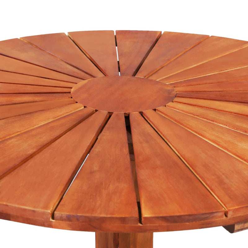 Bistro Table 70x70 cm Solid Acacia Wood