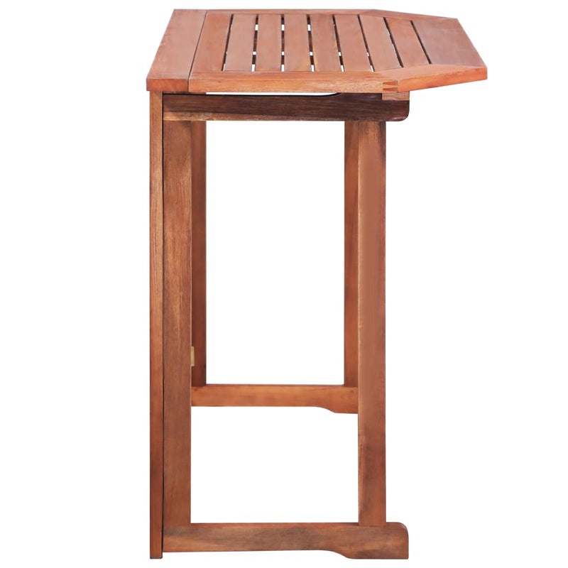 Bistro Table 90x50x75 cm Solid Acacia Wood