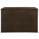 Garden Storage Box Brown 150x100x100 cm Poly Rattan