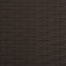 Folding Garden Chairs 2 pcs HDPE and Steel Brown