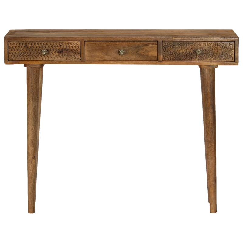 Console Table Solid Mango Wood 102x30x79 cm