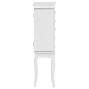 Free Standing Jewelery Cabinet White
