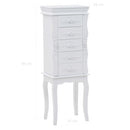 Free Standing Jewelery Cabinet White