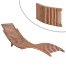 Folding Sun Lounger Solid Teak Wood.