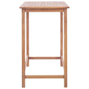 Garden Bar Table 120x65x110 cm Solid Teak Wood