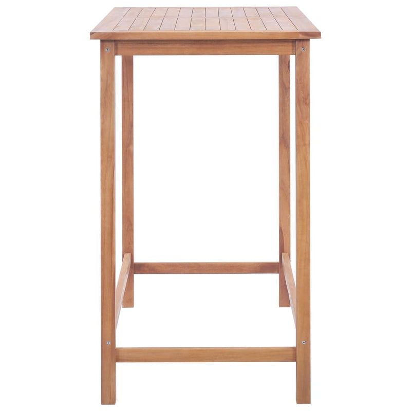 Garden Bar Table 120x65x110 cm Solid Teak Wood