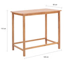 Garden Bar Table 120x65x110 cm Solid Teak Wood