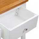 Console Table 83x30x73 cm Solid Oak Wood