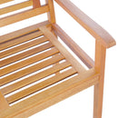 3-Seater Garden Bench 150 cm Solid Eucalyptus Wood