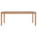Garden Table 200x100x77 cm Solid Teak Wood