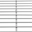 Bed Frame Grey Metal Double Size