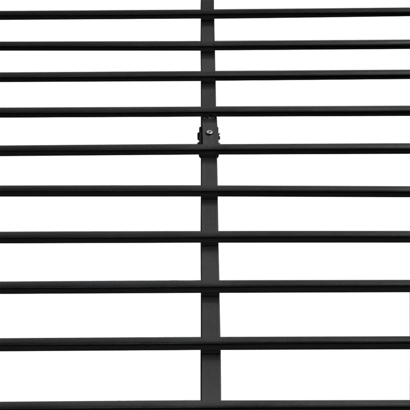 Bed Frame Black Metal Double Size