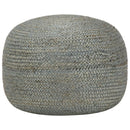 Handmade Pouffe Olive Green 45x30 cm Jute