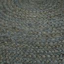 Handmade Pouffe Olive Green 45x30 cm Jute