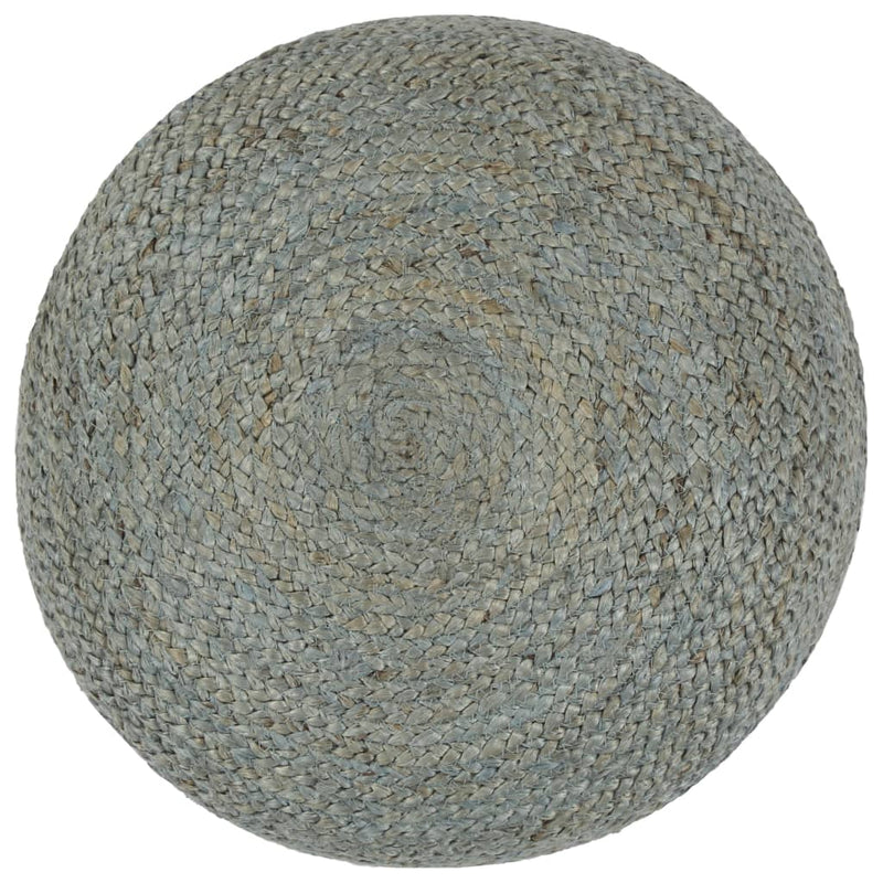 Handmade Pouffe Olive Green 45x30 cm Jute