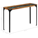 Console Table 120x35x76 cm Solid Reclaimed Wood