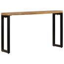Console Table 120x35x76 cm Solid Mango Wood and Steel