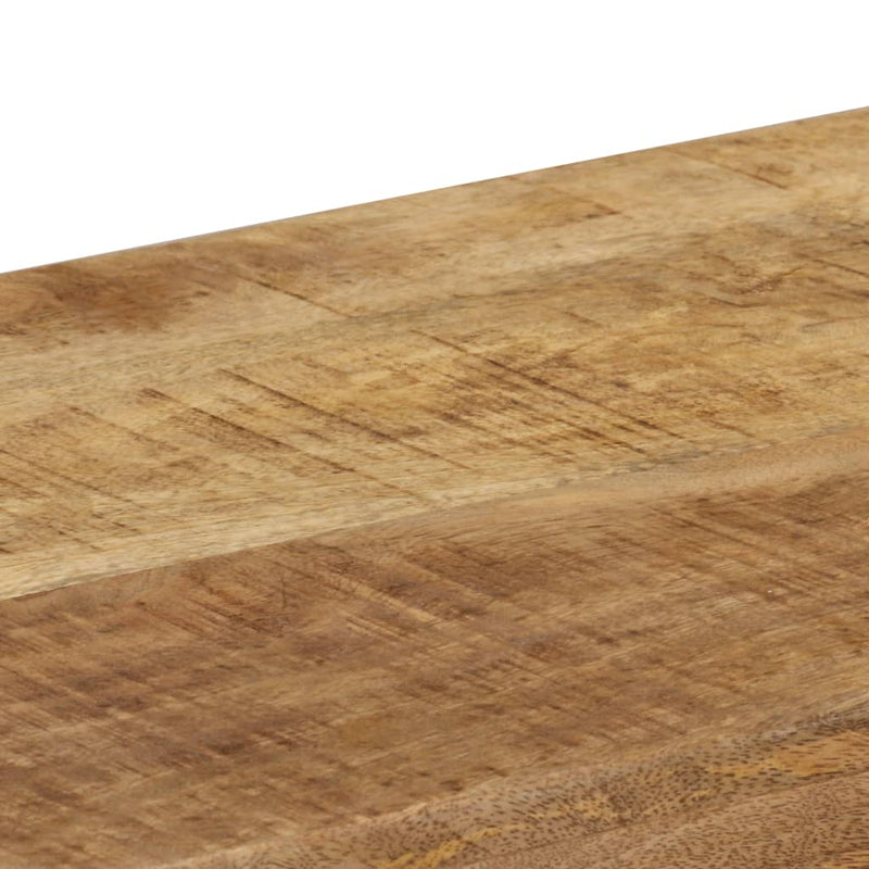 Console Table 120x35x76 cm Solid Mango Wood and Steel