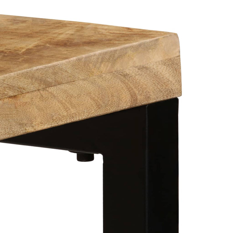 Console Table 120x35x76 cm Solid Mango Wood and Steel