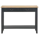 Console Table Black 110x35x80 cm Wood