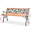 Garden Bench 122 cm Wood