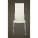 Dining Chairs 4 pcs White Faux Leather